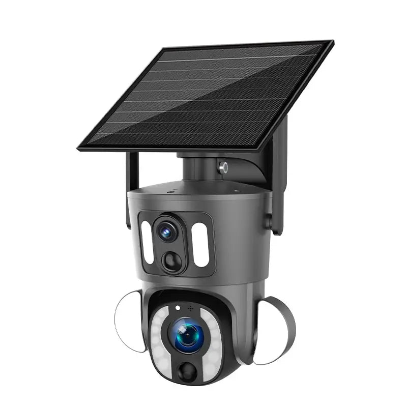 5MP 4G Dual Lens 10X Zoom Solar Camera (Powered By UBOX)