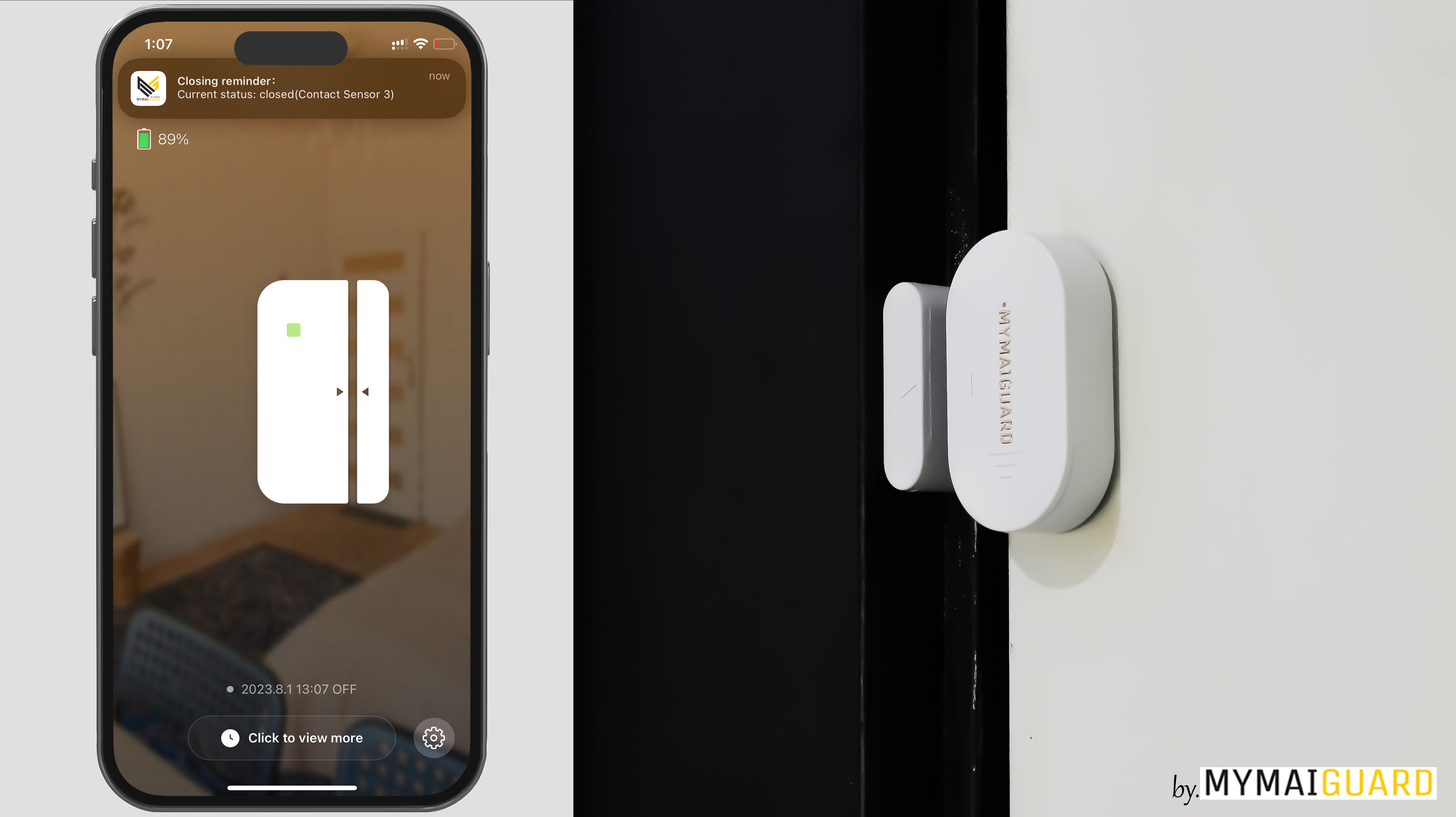 Mymaiguard: Wireless Zigbee Smart Door & Window Sensor