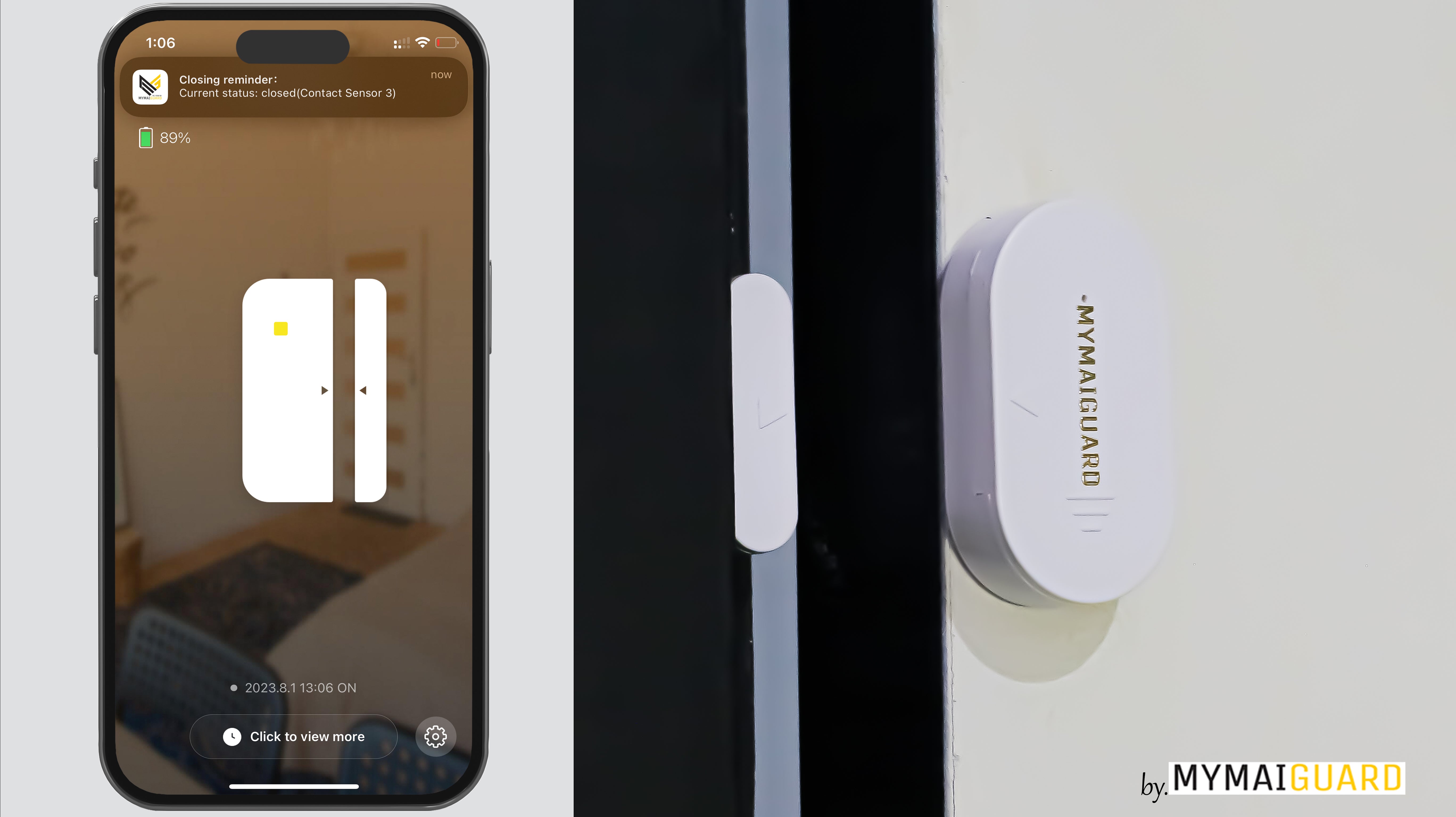 Mymaiguard: Wireless Zigbee Smart Door & Window Sensor