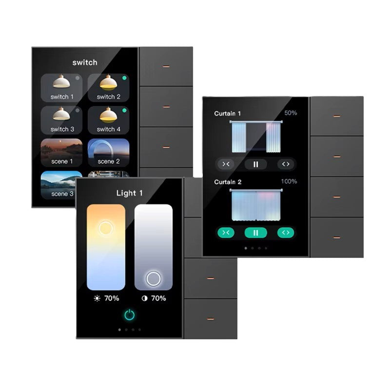 4 Gang Smart Switch with Dispay Screen